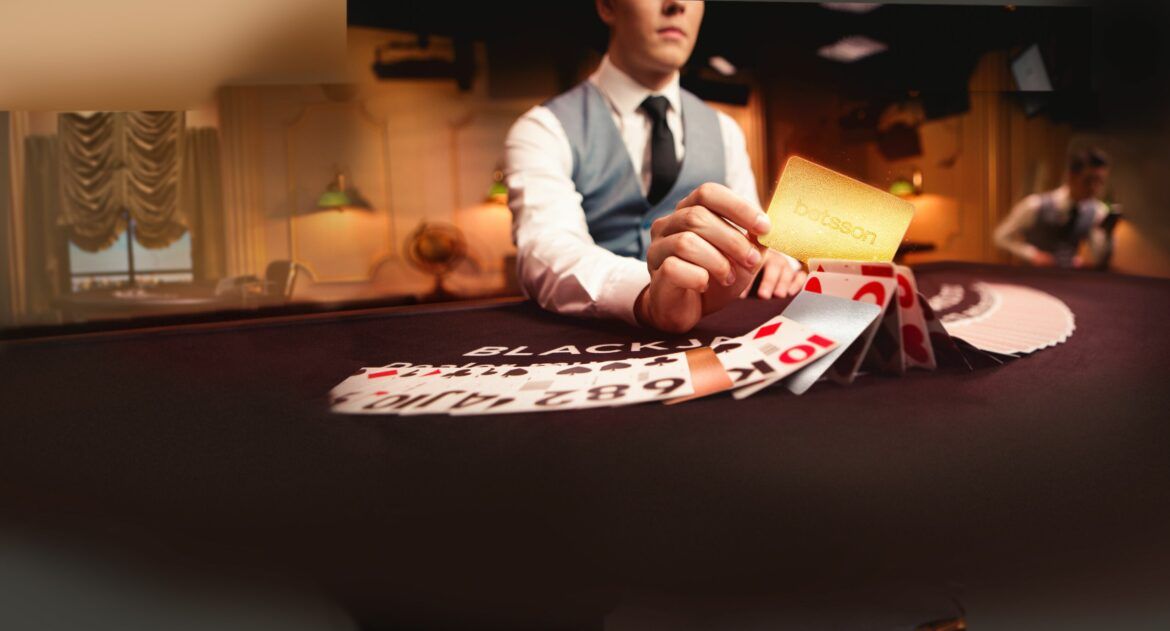 crupier de blackjack